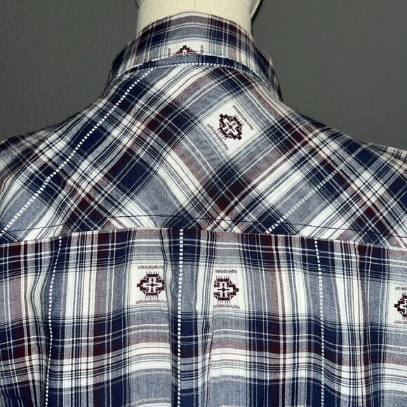 ARIAT Women's 1X Billie Jean Western ROCKBERRY GROVE Shirt Blouse NEW SAMPLE - Picture 6 of 12